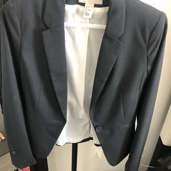 Navy fitted blazer - Picture 1 of 5